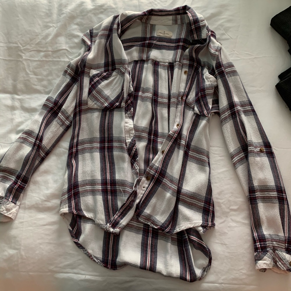 plaid shirt